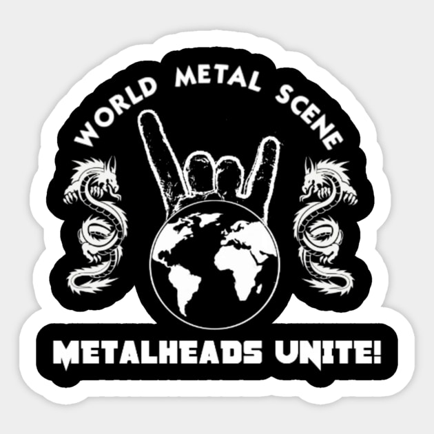 Metalheads Unite Sticker by WMS2018